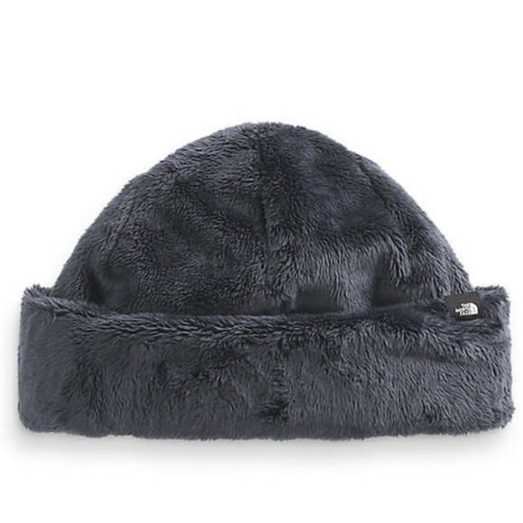 NWOT The North Face Osito Beanie Charcoal Gray Youth Junior Medium Fleece Soft - Picture 1 of 5